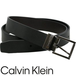 Calvin Klein カルバンクライン レザー リバーシブル ベルト BOX無し メンズ ブラック・ブラウン ビジネス カジュアル 11CK020016