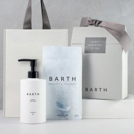  【ショッパー付】BARTHDAY Body Care Gift（入浴剤 ボディクリーム ギフトボックス 無添加 リラックスグッズ いやしグッズ 温浴美肌 誕生日 女性 男性 高級 記念日 おしゃれ 内祝い お祝い お礼 出産 美容 新生活 実用的)　