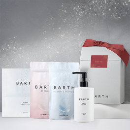  【ギフトBOX】 重炭酸バスタブレット2種 フェイスマスク ボディクリーム BARTH Beauty Care Edition（ 入浴剤 フェイスパック いやしグッズ リラックスグッズ 無添加 温浴美肌 誕生日 クリスマス 女性 男性 高級 記念日 おしゃれ 内祝い お祝い お礼 出産 美容 新生活 実用的)