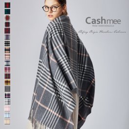【カシミヤ100％】ストール チェック柄 /nouvelle lune【19色】Cashmee 100% 19color カシミア 大判ストール レディースストール メンズストール 男女兼用 お祝い 結婚式 厚手 秋冬 防寒 女性 男性 おしゃれ 美しい かわいい 贅沢 高級 ギフト シンプル プレゼント