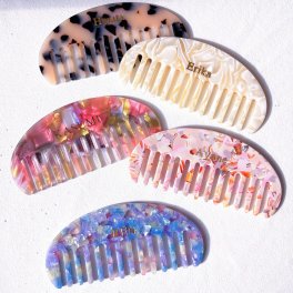 【名入れ】COLORFUL HAIR COMB ヘアコーム  ヘアケア　誕生日プレゼント　クリスマスプレゼント　推し活