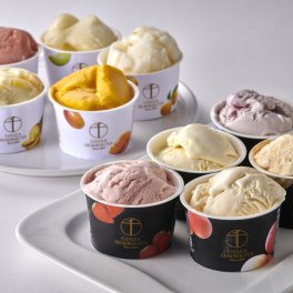 敬老の日 銀座千疋屋 銀座プレミアムアイス&ソルベ お歳暮 歳暮 ギフト 贈り物 贈答 食べ物 熨斗 のし 贈答用 プレゼント おくりもの 年末 年始 2022 2023(代引不可)【送料無料】