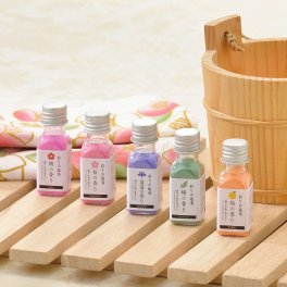 気分で選べる五つのなごみ湯バスソルト 彩りの塩湯 和みのお風呂