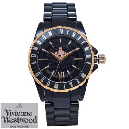 Vivienne Westwood ヴィヴィアンウエストウッド 腕時計 ウォッチ VV088RSBK レディース ブラック ローズゴールド バイカラー セラミック 海外正規品 無料ラッピング可