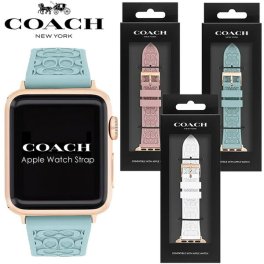 COACH コーチ アップルウォッチ バンド レディース ベルト シリコン ラバー ブランド 人気 ロゴ シグネチャー Apple Watch 替えベルト 交換用ベルト 38mm 40mm 対応