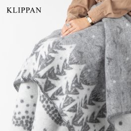 クリッパン KLIPPAN 2270 ブランケット レイクインザバレー LAKE IN THE VALLEY 雑貨 ひざ掛け ラムウール 北欧 生地 インテリア ギフト プレゼント メンズ レディース 女性 おしゃれ 130×180 あったか 羽織り シングル 毛布 WOOL グレー