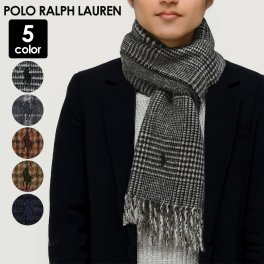 ポロ ラルフローレン マフラー メンズ レディース リバーシブル チェック柄 全5色 男女兼用 PC0945 POLO RALPH LAUREN プレゼント 無地ギフトBOX選べます 送別会 誕生日 お中元 結婚祝い 結婚式 彼氏 息子 夫 男性 彼女 妻 女性 マフラー 高級 父の日 母の日 マフラー ファッション小物 ホワイトデー