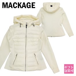 マッカージュ ダウンジャケット レディース MACKAGE ダウンジャケット レディース フード付き ライトダウンジャケット DELLA-Z CREAM 通販 