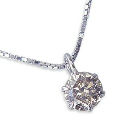 純プラチナダイヤペンダントネックレス0.25カラット一粒デザインPt1000ヘッド【送料無料】30878【4月誕生石ダイヤ】【レディース,激安,特価,通販】