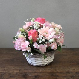 【アレンジメント】コロッと360°可愛いアレンジ【大切な方へ】恋人 上司 両親 お祝い プロポーズ 結婚祝い 開店祝い 開業祝い 発表会 送別会 引越し祝い 新築祝い 結婚記念日 誕生日 退職祝い ギフト プレゼント 豪華 母の日