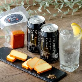 敬老の日【送料無料】【ハイボール・スモークチーズ詰め合わせ】 スモーキーハイボールと燻製チーズ セット 詰め合わせ スモークチーズ 三郎丸蒸留所 おつまみ お酒  ラッピング 送料無料（北海道、沖縄除く） 【クール便配送】