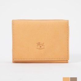 イル ビゾンテ IL BISONTE SMW036 PV0005 三つ折り財布 Medium Wallet Classic メンズ レディース 財布 レザー 本革 ウォレット コンパクト 三つ折り 折り畳み ブランド おすすめ 人気 プレゼント ギフト 贈り物 シンプル 記念 お祝い グレージュ ナチュラル