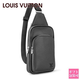 ルイヴィトン バッグ メンズ LOUIS VUITTON バッグ メンズ ボディバッグ タイガ・レザー アヴェニュー・スリングバッグ ブラック M30863 ルイヴィトン バッグ メンズ レザー ルイ ヴィトン バッグ 通販 