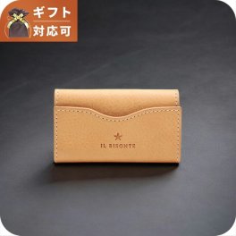 イルビゾンテ IL BISONTE OLIVETA KEY HOLDER キーケース SKH144-PV0001-NA106B メンズ レディース 本革 レザー ベージュ