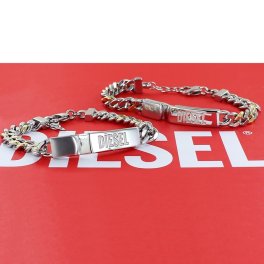 ペアブレスレット お揃い ディーゼル チェーンブレスレット ブランド おしゃれ メンズ 父の日 レディース 母の日 カップル 男性 女性 プレゼント ペアアクセサリー ペアジュエリー ペアギフト 誕生日 記念日 贈り物 ランキング お祝い 成人 卒業 入学