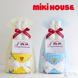 出産祝い おむつケーキ 男の子 女の子 ミキハウス mikihouse ソックス タオル 赤ちゃん ベビー かわいい おしゃれ ギフト 名入れ オムツケーキ 今治 日本製 ベビーシャワー 5000円 実用的 送料無料 ベビー用品 プレゼント 