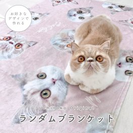 【お好きなお写真で作れる】オリジナル ランダム ブランケット タオルケット 膝掛け おやすみマット 毛布 布団 お昼寝毛布 お昼寝 プリント わんちゃん うちの子 プレゼント ギフト オリジナルグッズ 写真 子供 セミダブル デザイン クリスマス 名入れ オーダーメイド