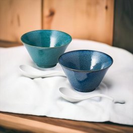 釉変わり　インスタン丼ペア 02362  内祝い 結婚式 記念品 プレゼント 内祝 出産内祝い