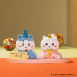 【雛祭り 初節句】ちいかわ＆ハチワレミニ雛人形 | 節句 桃の節句 ひな祭り ひな人形 お雛様 女の子 ちいかわ ハチワレ キャラクター コンパクト かわいい おしゃれ