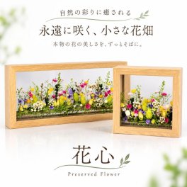 ギフト プレゼント 花 プリザーブドフラワー 洋風 花心／送料無料 プレゼント ギフト 出産祝い 結婚祝い 結婚記念日 誕生日 プロポーズ 退職祝い 引越し祝い バラ 花 おしゃれ 電報 祝電 還暦祝い 長寿祝い サプライズ 額縁 フレーム