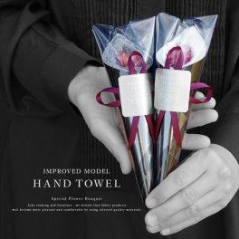 MAXMATERIA マックスマテリア 花束ハンドタオル FLOWER HAND TOWEL