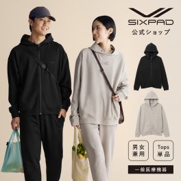 【SIXPAD】【正規品】MTG SIXPAD Recovery Wear Zip Hoodie シックスパッド リカバリーウェア ジップパーカー S M L ブラック ウォームグレー  一般医療機器 疲労回復 スポーツ 血行促進 吸水速乾 公式RC23 RCVR クリスマス プレゼント 母の日 父の日 敬老の日 ギフト 還暦祝い 記念日 誕生日