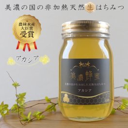 農林水産大臣賞受賞 アカシア はちみつ 美濃蜂蜜 600g 非加熱 国産 さわやか 生 蜂蜜 100% 純粋 日本製 たっぷり 大きいサイズ 自然養蜂 天然 酵素 おすすめ 人気 プレゼント ギフト 贈り物