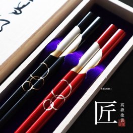【輪島塗】夫婦箸【宵待月】ペア箸 お箸 セット ペア 結婚祝い 金婚式 結婚記念日 贈り物 還暦祝い 誕生日 プレゼント ギフト めおと箸 お祝い 両親 御祝