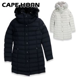 ケープホーン CAPE HORN サンタクルス エコファー SANTACRUZ ECO FUR B2572 ダウンジャケット レディース ダウンコート フード付き 軽量 防寒 保温 ブランド 正規品 新品 人気 ギフト プレゼント