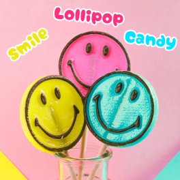 スマイリー ロングスティック キャンディ 棒付きキャンディー 棒付きキャンディ スマイル ハッピー ニコちゃん 飴 お菓子 ロリポップ キャンディブーケ キャンディーブーケ プレゼント プレゼント ギフト?御中元 お中元 ギフト 人気 ランキング