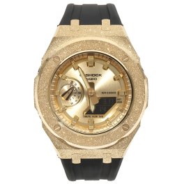 G-SHOCK GA2100gb GARISH GOLD フロステッド カスタム カシオーク ゴールドダイアル ステンレス製 艶消しモデル Frosted Edition ゴールド