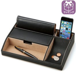 アクセサリーボックス メンズ 男性 小物入れ レザーボックス 革 アクセサリー 収納 オーバーナイター Stackable スマホ 財布 ペン PCタブレット お洒落 男の小物入れ 240-441 elementum レザー 革 カフスケース タイピンケース カフス収納 タイピン収納  誕生日 プレゼント