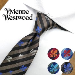 ヴィヴィアン ウエストウッド ネクタイ (7cm幅) 全4色 Vivienne Westwood ヴィヴィアンネクタイ  ネクタイ ブランド/高級/バースデー/誕生日/お祝い クリスマス/バレンタイン/父の日/入社祝い/就職祝い
