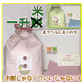 《コシヒカリ》一歳のお祝いに一升米　名入れ　一升餅　１歳誕生日【送料無料（沖縄・九州を除く）】
