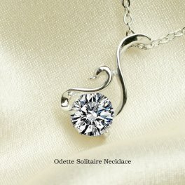 ネックレス オデット ソリティア ネックレス 金属アレルギー 対応 アクセサリー 母の日 誕生日 プレゼント 女性 彼女 結婚記念日 妻 おすすめ 人気 プリザーブドフラワー ジュエリーボックス ラッピング付き ギフト 