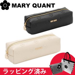 マリークワント マリクワ ポーチ ペンケース 筆箱 ギフト レディース シンプルエンボスデイジー クリスマス