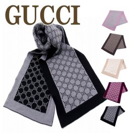 グッチ GUCCI マフラー メンズ ストール レディース GG ウール 421068-3G206 ブランド 人気