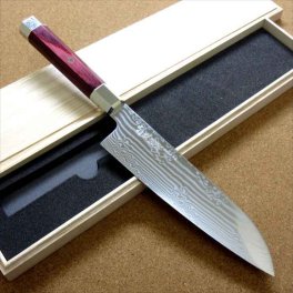【関の刃物】【三徳包丁 18cm(180mm)】【国産日本製】MCUSTA ZANMAI 三昧 アルティメット 荒波 VG-10 and VG-2 コアレス鋼 ステンレススチール 赤合板ハンドル  文化包丁 送料無料(※一部地域を除く)