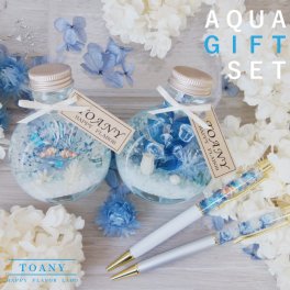 ハーバリウム 海セット ボールペン  花 花束 誕生日 プレゼント ギフト 退職 転勤 祝 結婚 内祝 入学 就職
