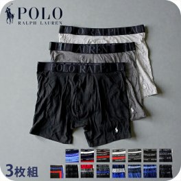 ポロ ラルフ ローレン ボクサーパンツ 3枚セット メンズ ブランド S M L 5タイプ ワンポイント 下着 アンダーウェア 選べるモデル