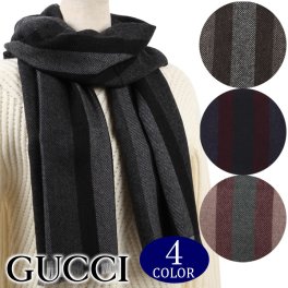 グッチ マフラー GUCCI 男性 女性 ユニセックス 男女兼用 メンズ レディース 387574 4G200 選べる4色 【ラッピング無料 誕生日 お祝い プレゼント ギフト 贈り物】 送料無料