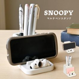 スマホスタンド ペン立て スヌーピー SNOOPY スマホ立て スマホ立てかけ ペンスタンド キャラクター グッズ おしゃれ かわいい メモスタンド メモ立て マルチスタンド iphone 小物立て 陶器 大人 女性 OL 子供 高校生 中学生 小学生 オフィス デスク ギフト プレゼント