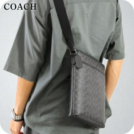 コーチ ショルダーバッグ メンズ ブランド COACH CW227 QBMI5 チャコール/ブラック