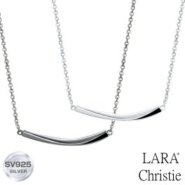 ペアネックレス 大人 カップル ライン デザイン ペア ネックレス  ララクリスティー LARA Christie  記念日 カップル お揃い プレゼント 誕生日プレゼント