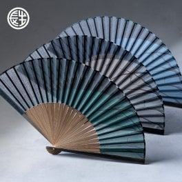 【手書き名入れ無料】 扇子 男性 メンズ 紙箱入り 送料無料 扇子袋セット かげろう 父の日 敬老の日 誕生日 名前入り プレゼント by 結納屋 長生堂