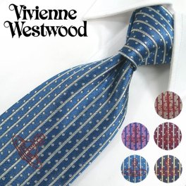 ヴィヴィアン ウエストウッド ネクタイ (8.5cm幅) 全5色  Vivienne Westwood ヴィヴィアンネクタイ  ネクタイ ブランド/高級/セール 新作/バースデー/誕生日/お祝い 父の日/入社祝い/就職祝い