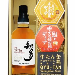 ★ 送料無料 ★サントリーウィスキー 知多 700ml＋ 人気のディップソース2種と缶詰おつまみのセット【 7723 】【 ウイスキー・おつまみセット 】【 ハロウィン 贈り物 ギフト プレゼント 誕生日 結婚のお祝い 】