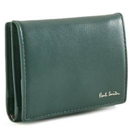 ポールスミス 財布 小銭入れ コインケース BOX型 二つ折り ティールグリーン Paul Smith bps200-51 メンズ 紳士 ギフト 定番 彼氏 彼女 プレゼント