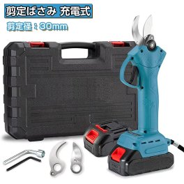 剪定ばさみ 電動 剪定バサミ 充電式 剪定鋏 コードレス 切断直径30mm 軽量 女性 庭木/枝切り/果樹用 園芸用 剪定用具 18Vバッテリー対応 ガーデニング 植木 盆栽 枝 園芸ガーデンツール 送料無料