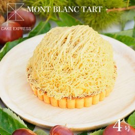 和栗の錦糸モンブラン 4号 バースデーケーキ 誕生日ケーキ 2～3名様用 1mm 1ミリ モンブランタルト モンブランケーキ 映える お取り寄せスイーツ 冷凍 チョコプレート付